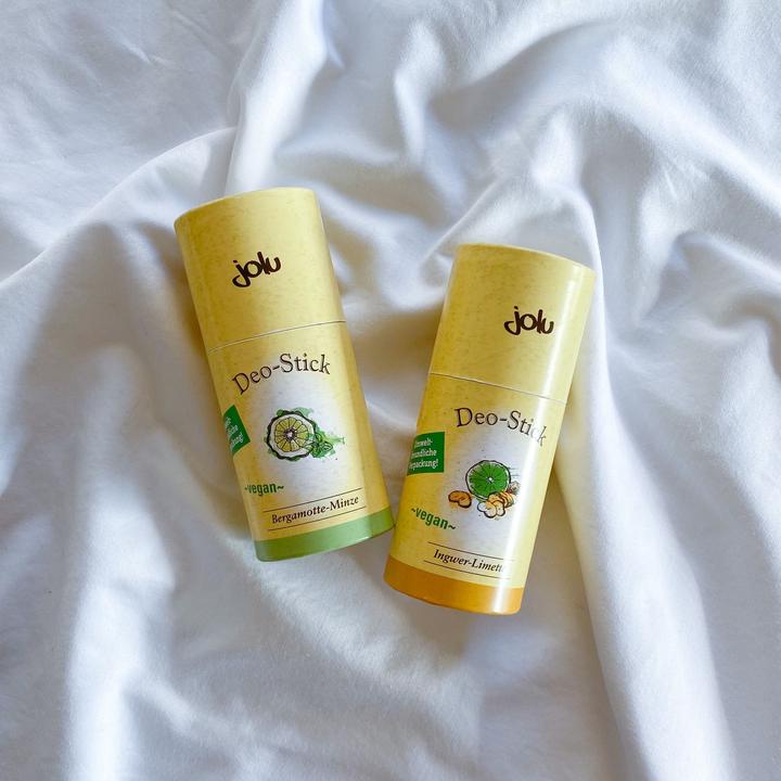 Produktbild Jolu - Veganes Deo Bergamotte Minze (Stick, 80 ml)