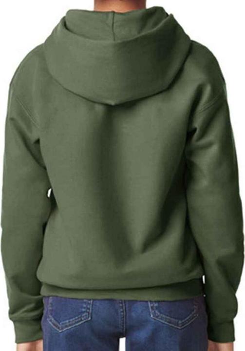 Actual product image Gildan Childrens/Kids Soft Touch Midweight Hoodie (XS)