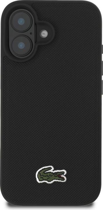 Image du produit Lacoste Case Iconic Petit Pique Crossbody Cord MagSafe for iPhone 16 black
