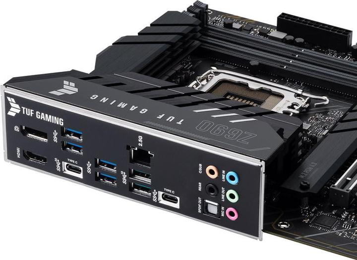 Actual product image ASUS TUF Gaming Z690-Plus D4 (LGA 1700, Intel Z690H, ATX)