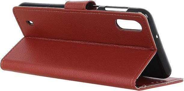 Actual product image MU Classic Litchi Leather Bookcover Series (ZTE Blade A7 (2020))