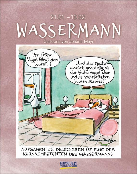 Produktbild Wassermann 2026 (19 x 24 cm, Deutsch)