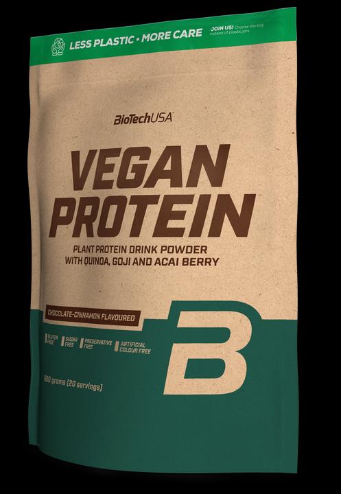 Actual product image Biotech USA VEGAN PROTEIN #vainilla-cookies 500 gr (Vanilla and biscuit, 1 pcs., 500 g)