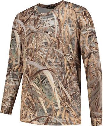 Stealth Gear T-Shirt Langarm Camo Schilf Print Grösse XXL (XXL)