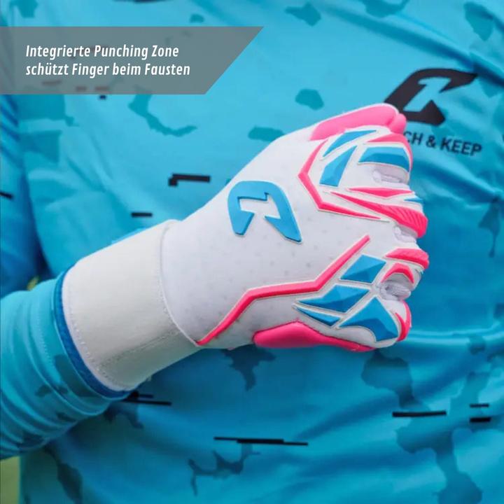 Produktbild Catch & Keep Fussballhandschuhe ViVor Wild Pink Gr. 5 Torwart Goalie Handschuhe (5)