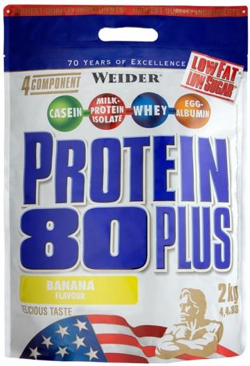 Produktbild Weider Protein 80 Plus (Banane, 1 Stk., 2000 g)
