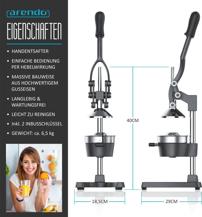 Produktbild Arendo Saftpresse