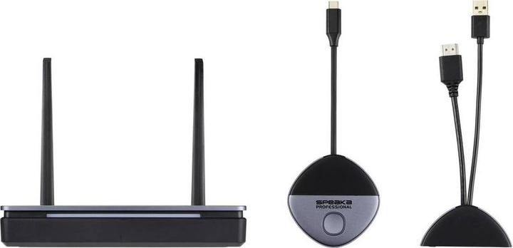 Produktbild SpeaKa Professional SP-TR-500 USB-C® Funkübertragung (Set) 30 m 5 GHz, 2.4 GHz 1 (30 m)