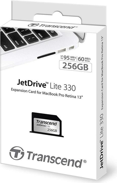 Image du produit Transcend JetDrive Lite 330 (256 Go, SDXC)