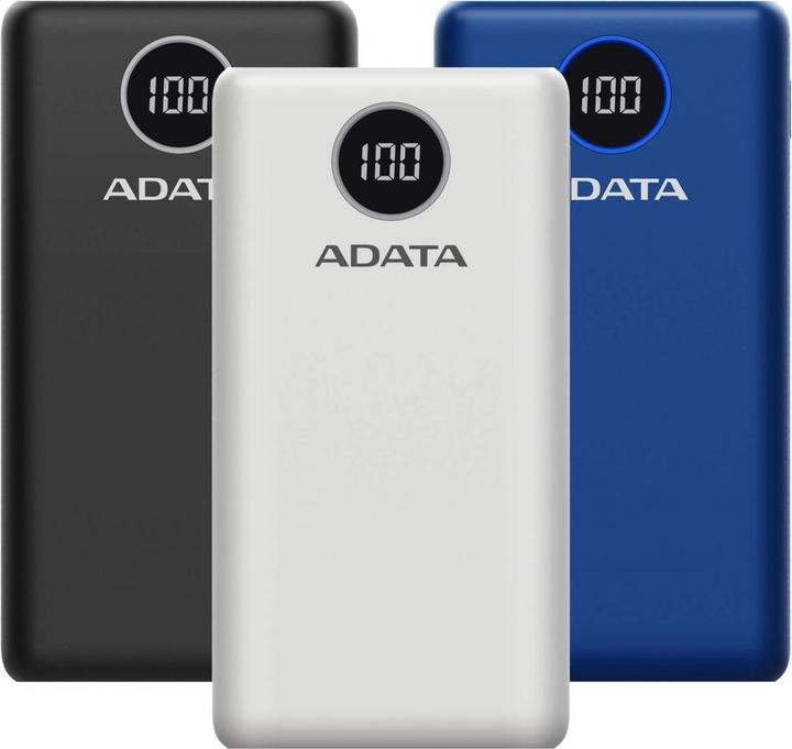 Image du produit Adata P20000QCD (20000 mAh, 15 W, 74 Wh)
