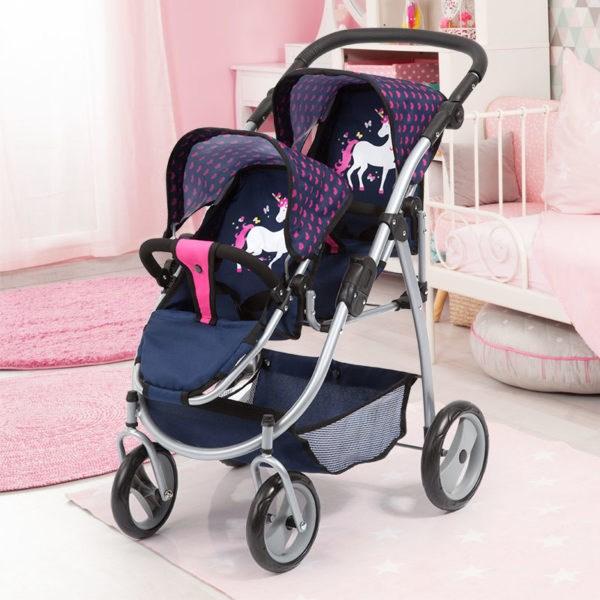 Image du produit Bayer Twin Pram Navy