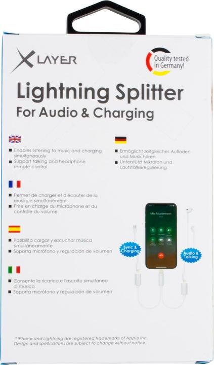 Immagine prodotto Xlayer Doppio adattatore per fulmini (Lightning, Lightning)