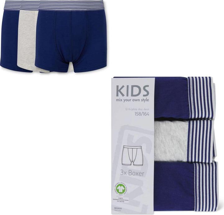 Actual product image Kids Children Boxer 3-piece (pack of 3)