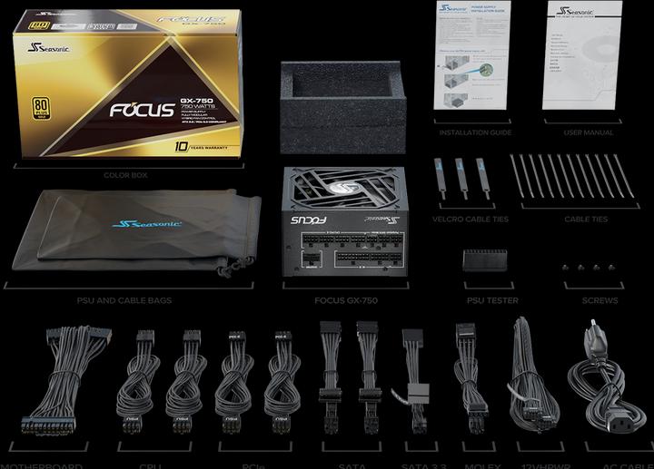 Immagine prodotto Seasonic Focus GX ATX 3.0 (750 W)