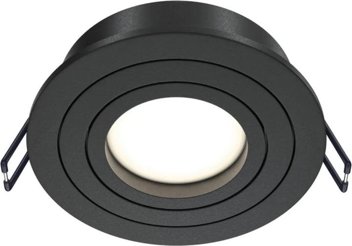 Actual product image Maytoni Atom Recessed Luminaire GU10 Black Ø92mm (GU10)