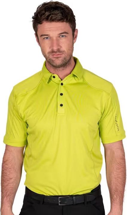Island Green Poloshirt Abgesteppt Emblem