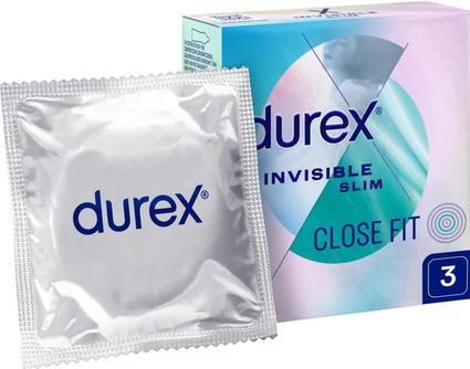 Productafbeelding Durex Invisible Close Fit Condooms Matched 3Pcs (3 Pcs.)