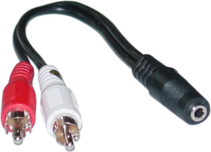 Image du produit Goobay Câble stéréo 3,5 mm - Cinch (Adaptateur de casque)