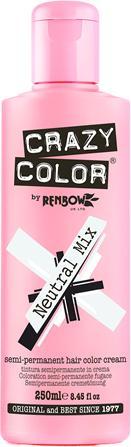 Actual product image Crazy Color Semi Permanent Hair Colour Neutral Mix 250ml (031)
