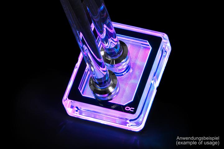 Actual product image Alphacool Alphac Eisblo XPX Pro Aurora Light Plexi