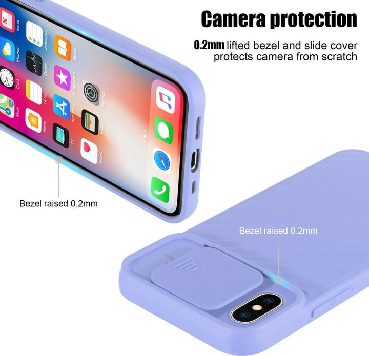 Produktbild Cadorabo TPU Cover mit Kamera Schutz (Apple iPhone X)