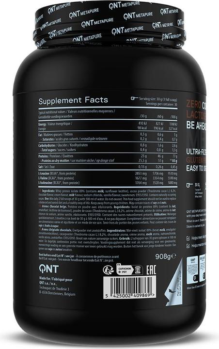 Actual product image QNT MetaPure (Milk Chocolate, 1 pcs., 908 g)