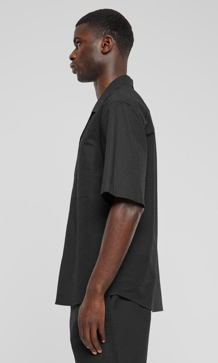 Image du produit Urban Classics Chemise à manches courtes Relaxed Seersucker - 140935 (S)