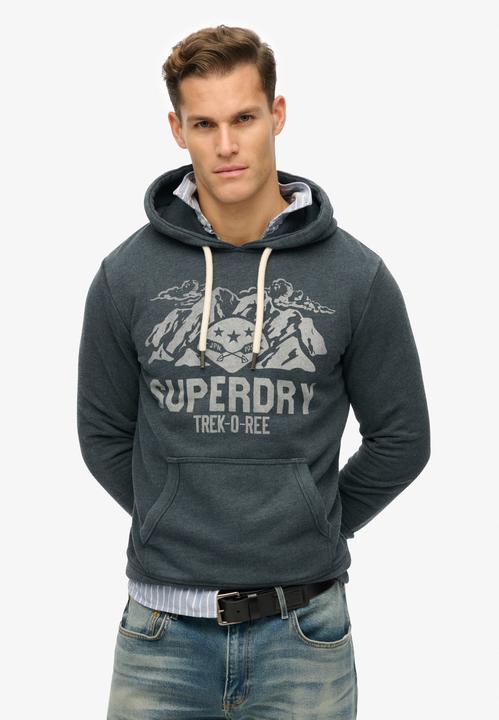 Immagine prodotto Superdry Lo-Fi Outdoor locker geschnittenes, einfarbiges Hoodie (XXL)