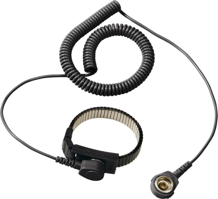 Immagine prodotto Treston Bracciale in acciaio inox (ESD) con cavo a spirale (220.60 cm, Acciaio inossidabile)