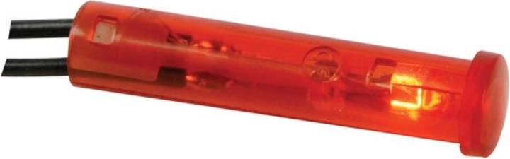 Velleman KONTROLL-LAMPE - RUND - ROT- 220 V - 7 mm