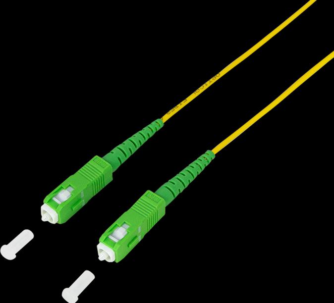Produktbild LogiLink LWL Patchkabel, 2x SC-Simplex, OS2, 20 m, gelb SC-Simplex Stecker (20 m)
