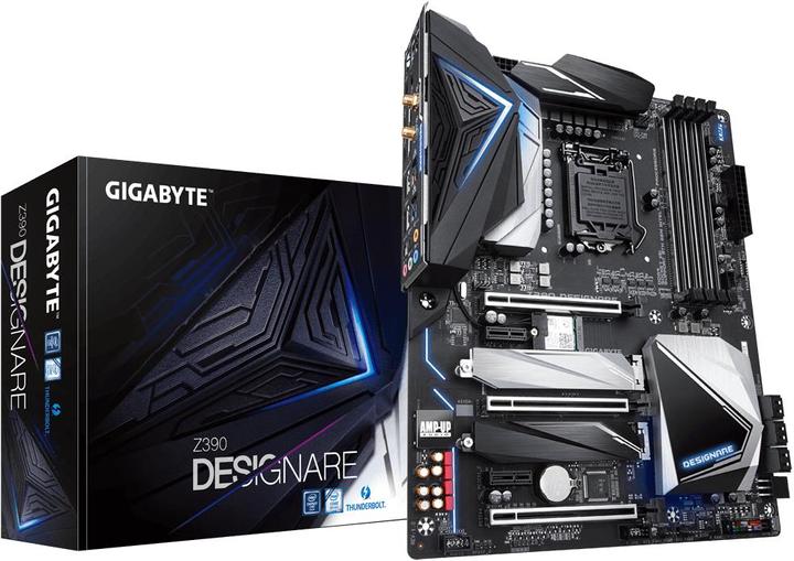Produktbild Gigabyte Z390 Designare (LGA 1151, Intel Z390, ATX)