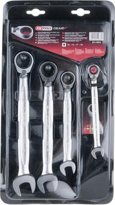 Image du produit KS Tools GEARplus Jeu de clés mixtes à cliquet (19 mm, 18 mm, 16 mm, 15 mm, 14 mm, 12 mm, 13 mm, 17 mm, 10 mm, 11 mm)
