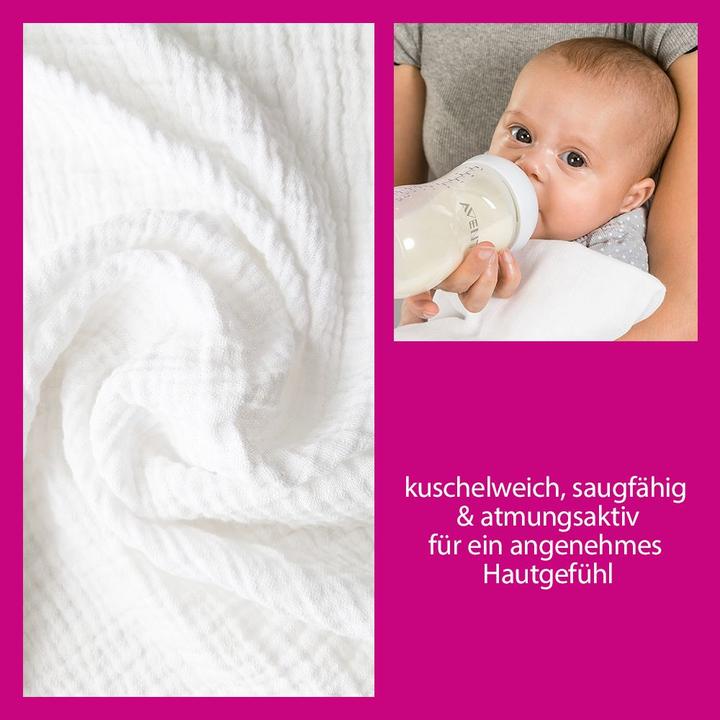 Produktbild La Loona LaLoona Mullwindeln & Mulltücher Mullwindeln / Mulltücher / Spucktücher 10er Pack 80 (80 cm, 80 cm)