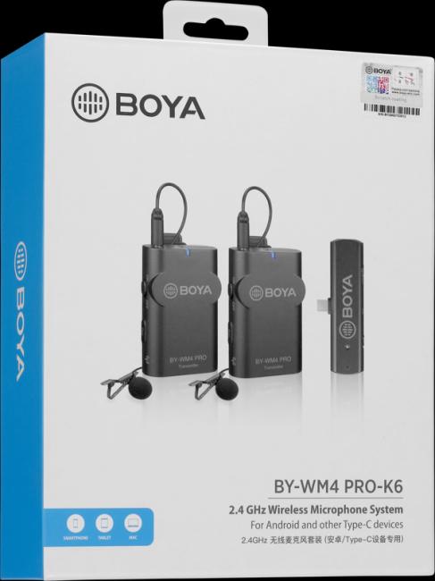 Image du produit Boya Microphone BY-WM4 Pro K6 Lavalier x2 Wireless USB-C
