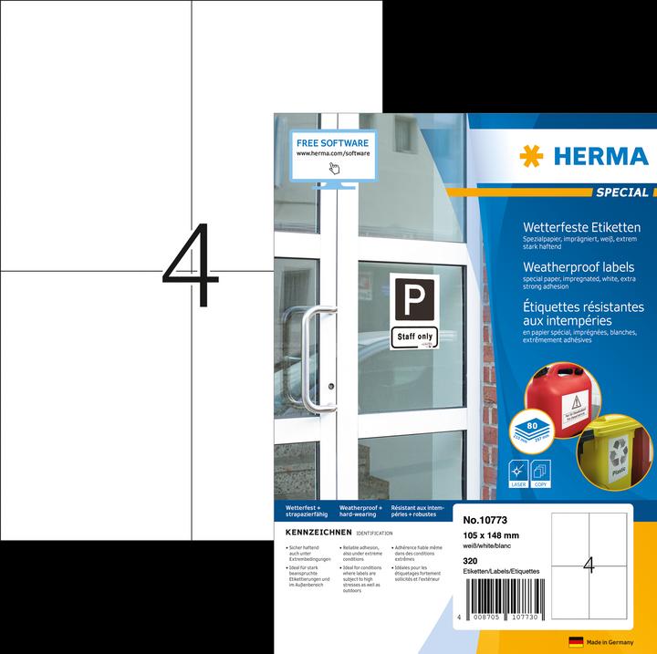 Image du produit HERMA Étiquettes d'expédition résistantes aux intempéries A4