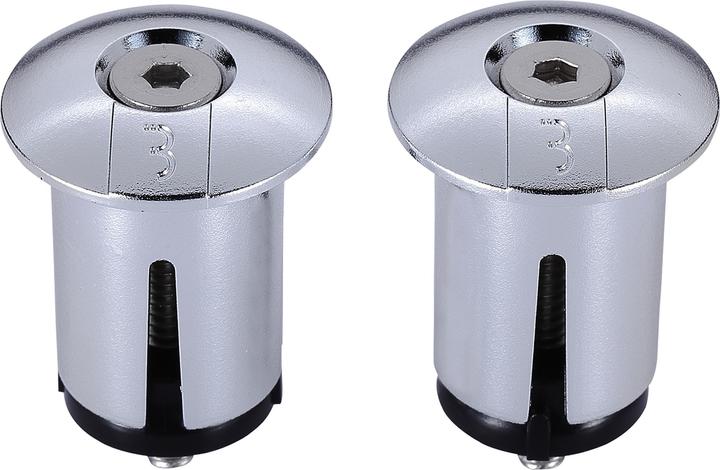 Immagine prodotto BBB Tappi manubrio ScrewOn BHT-96, 2 pezzi, cromo