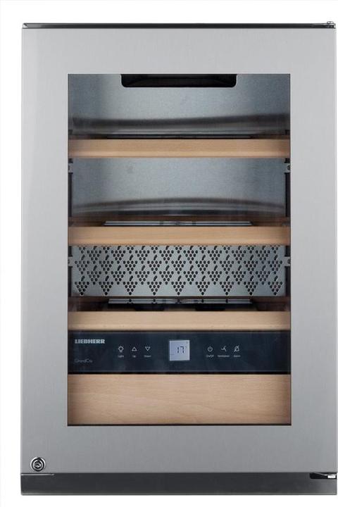 Actual product image Liebherr WKes 653 GrandCru Wine Cooler with Compressor Freestanding Stainless Steel 12 Bottle(s)