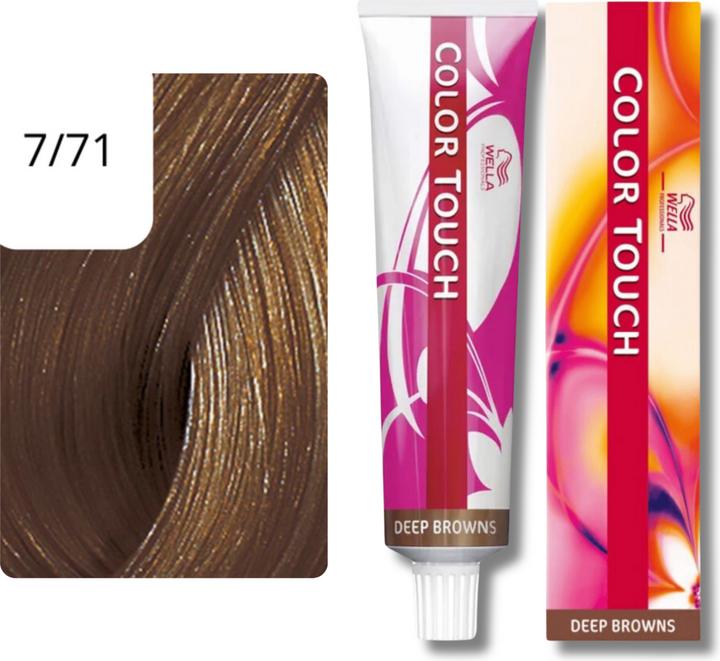Produktbild Wella Color Touch Deep Browns (7/71 mittelblond braun-asch)