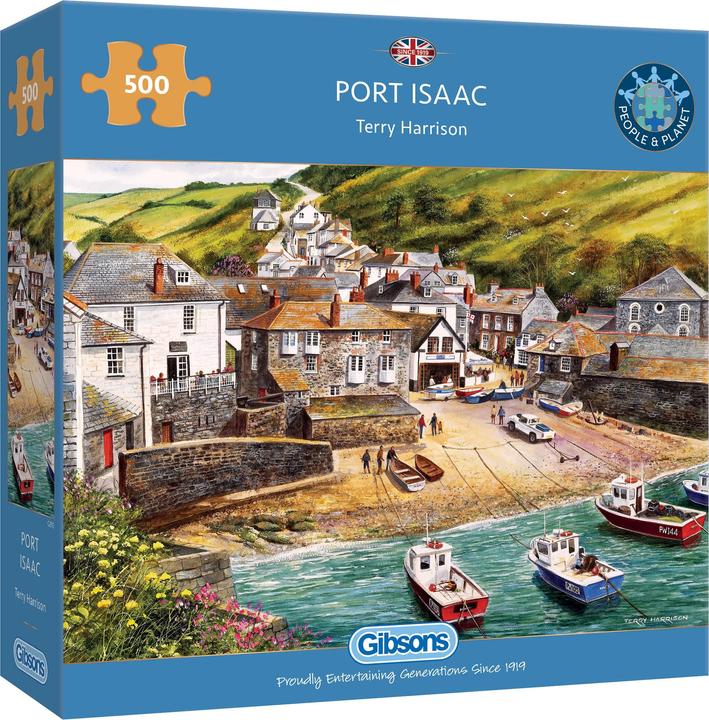 Actual product image Gibsons Puzzle Port Isaac, Cornwall 500 pieces (500 pieces)