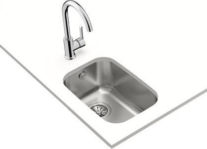 Actual product image Teka BE 28.40 (Undermount sink, 18 cm, 43.30 cm)
