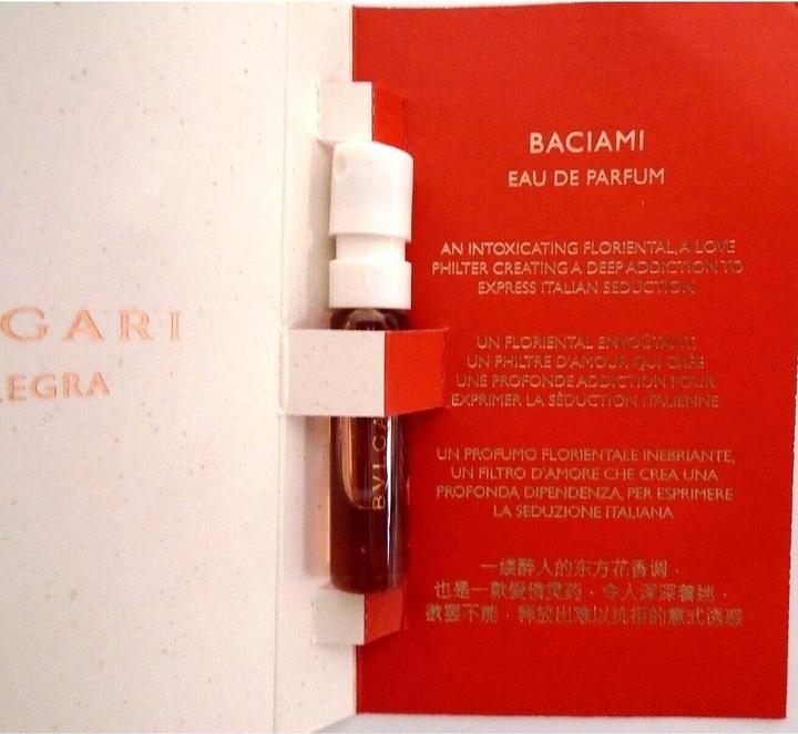 Immagine prodotto Bulgari Bvlgari Allegra Baciami Eau De Parfum 1.5ml - 0.05fl Oz Sample (Eau de parfum, 0.05 ml)