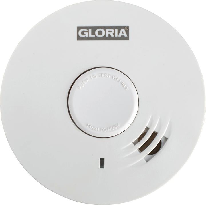 Produktbild Gloria Haus und Garten R-10 002518.0015 Rauchwarnmelder inkl. 10 Jahres-Batterie batteriebetrieben