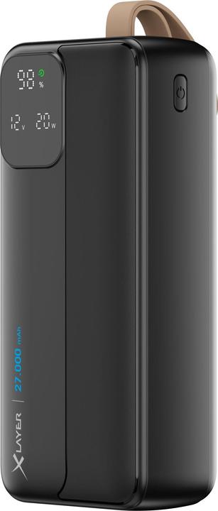 Produktbild Xlayer Rapid (27.000mAh) Powerbank schwarz (27000 mAh, 20 W, 99.90 Wh)