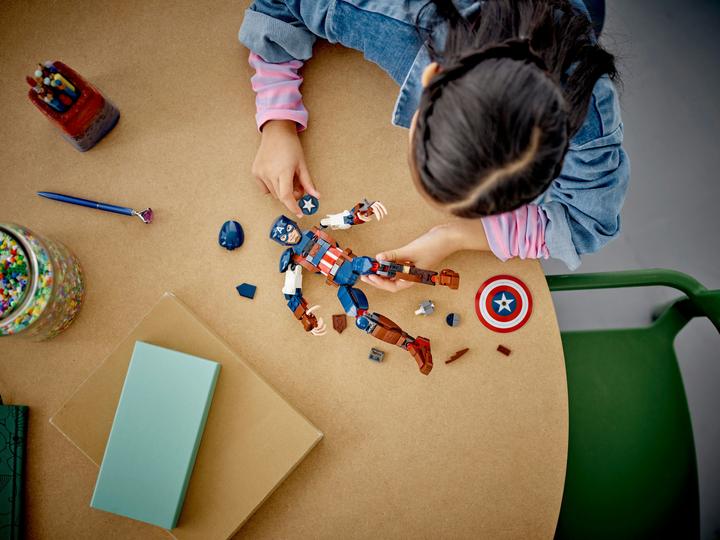 Produktbild LEGO Captain America Baufigur (76258, LEGO Marvel)