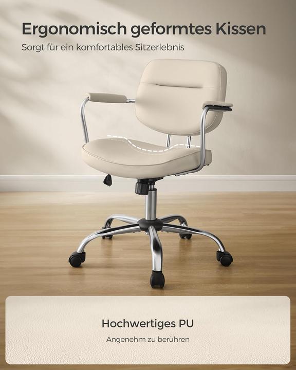 Actual product image Songmics OBG033W01 Homeoffice-Stuhl, höhenverstellbar, neigbar