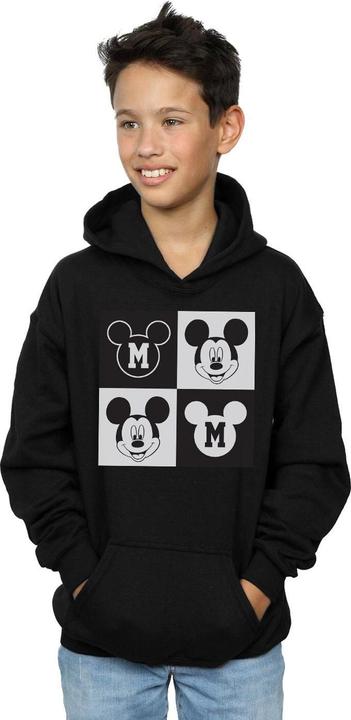 Produktbild Disney Mickey Mouse Smiling Squares Kapuzenpullover Jungen (128)