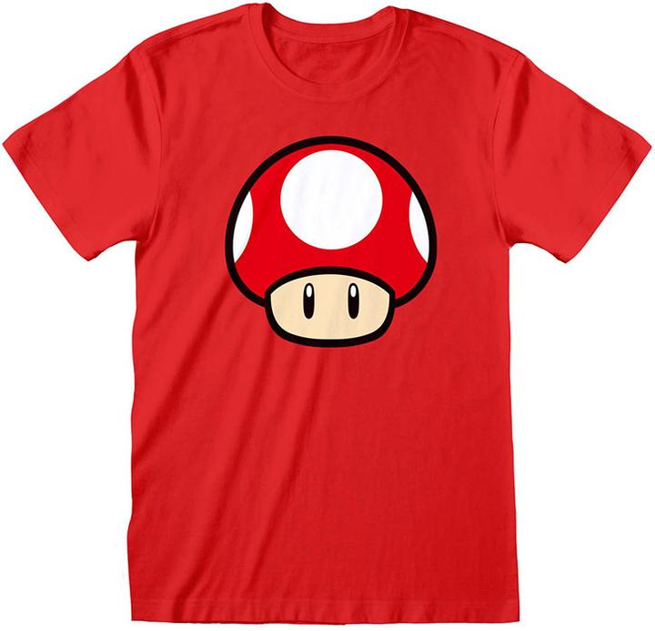 Heroes Inc Nintendo - T-Shirt unisexe Rouge Super Mario Champignon Power Up - S (S)