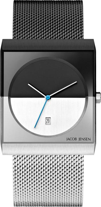 Image du produit Jacob Jensen 515 Classic Horloge - Jensen heren horloge - Zwart - diameter 32 mm - kleur gecoat roestvrij (32 mm)