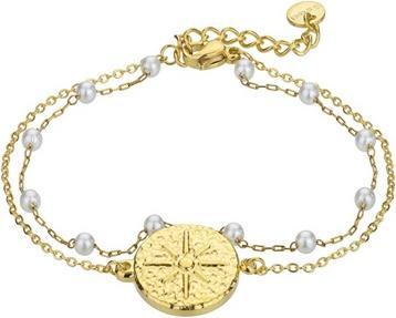 Emily Westwood Matching double bracelet with pearls EWB23019G
